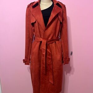 Forever 21 Rust Trench Coat